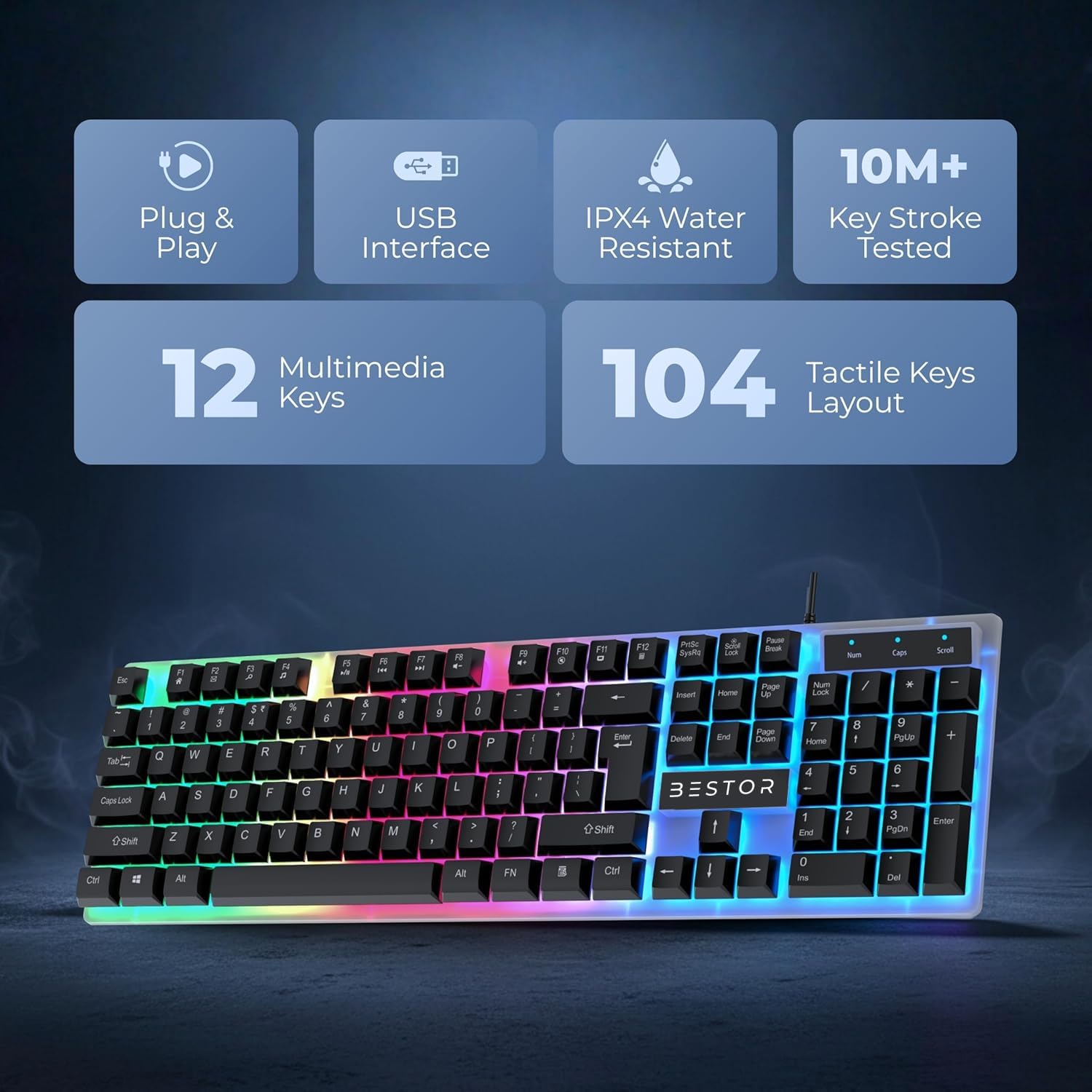 Bestor RGB Gaming Keyboard